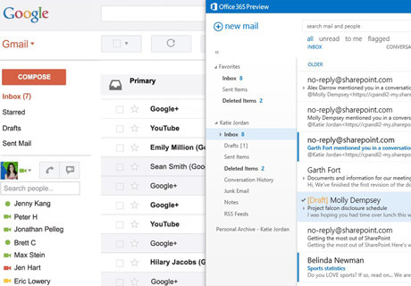 Email and calendar